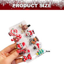 Christmas hairpins for children Baby girls Cute reindeer antlers Santa hair accessories