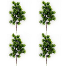 4 Pcs Artificial Plants Outdoor Artificial Potted Plants Fake Plants Green Realistic Faux Plants for Home Office House Desk Greenery Decora