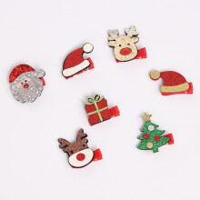 12Pcs Christmas Hairpin Elk Santa Claus Christmas Tree Hair Clips Hair Pins Cute Xmas Party Hair Pieces Hair Accessories for Adults and Chil