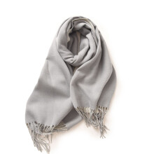 Warm Autumn Scarf for Women Solid Color Cotton Scarf with Tassels/Fringes Solid Color Check Pashmina XL Scarf Stole Multifunctional