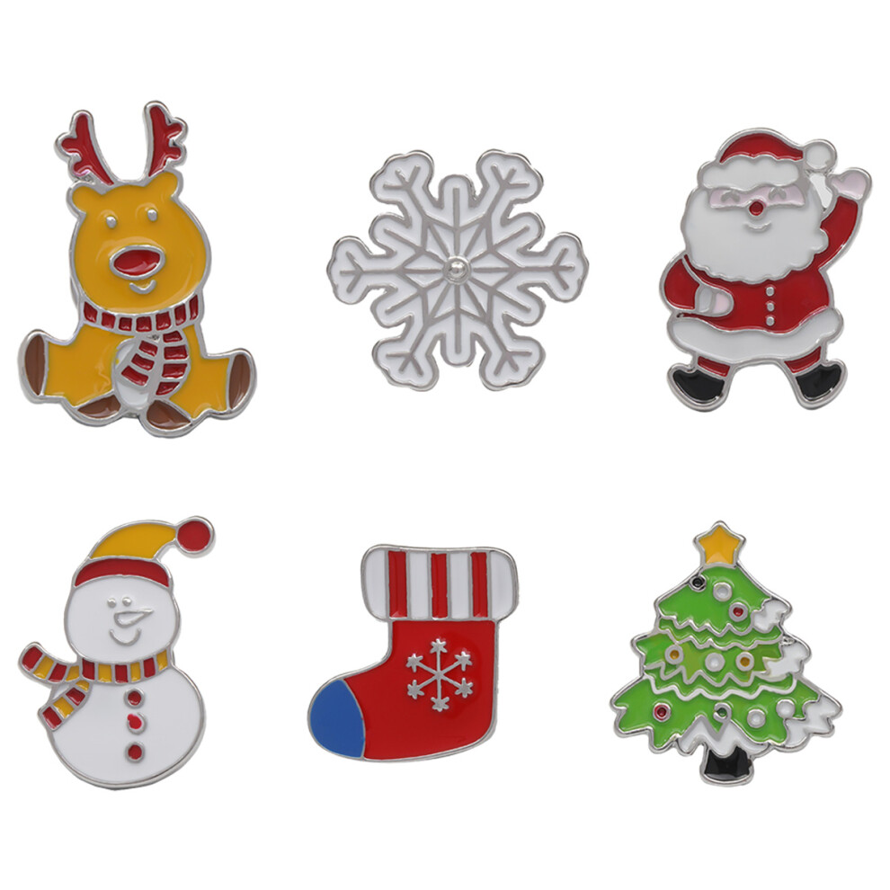 Christmas Brooch Cute Christmas Pin Christmas Decorations Including Bells, Reindeer, Christmas Tree, Wreaths 3545974778663