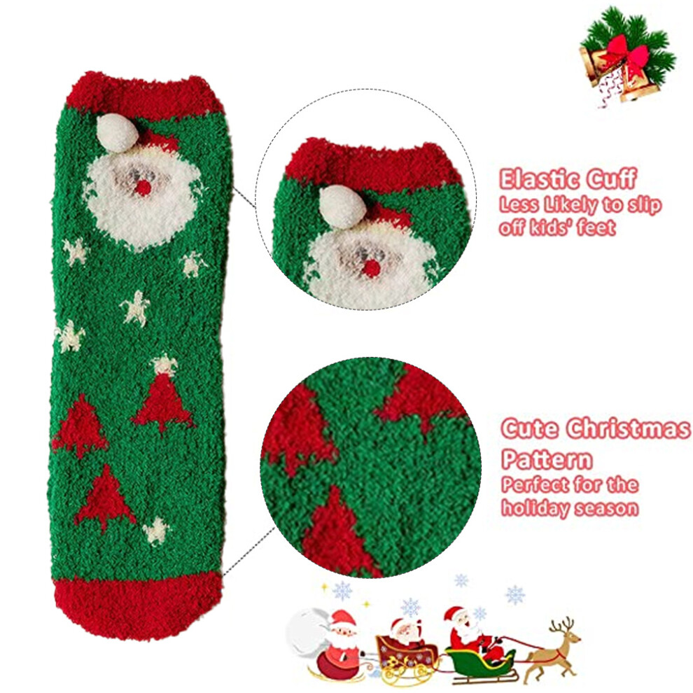 Girls Boys Christmas Socks Winter Socks For Kids 3545974783049