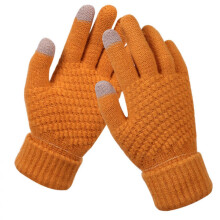 Warm Winter Gloves Fashion Non-slip Warm Winter Artificial Knitting Wrist Gloves Mittens