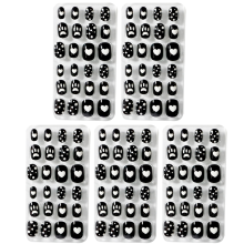 Kids Press Nails Kids Fake Nails Artificial Nail Tips Girls Full Coverage Short Fake Nails Nail Art Decoration