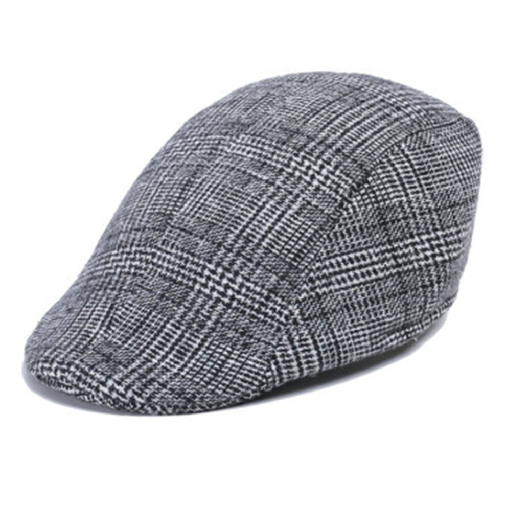 Mens Beret Flat Newsboy Hat Adjustable Cap Breathable Men's Hat European And American Style Pattern Octagonal Hat Autumn And Winter Peaked C 3545974785722