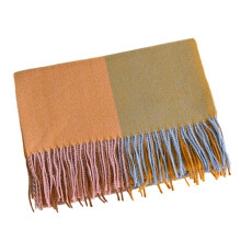 Women's Long Plaid Blanket Chunky Oversized Winter/Fall Warm Scarf Big Tartan Scarves Wrap Shawl