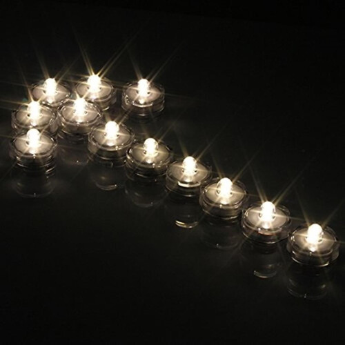 12 LED-telys med timer, elektrisk flimrende batteri 2