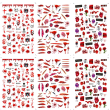 Halloween Nail Stickers,Halloween Nails Self Adhesive Nail Sti