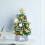 Mini Artificial Christmas Tree Gold Tabletop Decoration 3