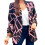 Women's Casual Long Sleeve Lapel Button Slim Work Office Blazer Jacket 1