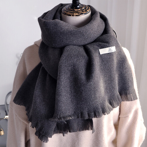 Super soft classic cashmere feel winter scarf 2
