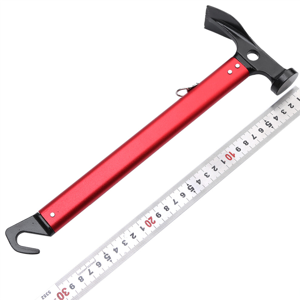 Aluminum Alloy Wonder: Portable And Durable Multi-Purpose Tent Hammer, Ideal For All Your Outdoor Needs With Rust Prevention Technology 3545974778649