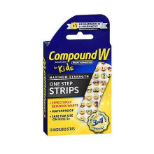 Compound W  Wart Remover Maximum Strength, 10 Each (Pack of 1)
