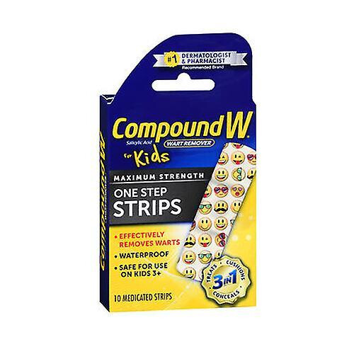 Compound W  Wart Remover Maximum Strength, 10 Each (Pack of 1)