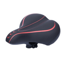 Dual Anti-Shock Rubber Ball Bike Seat, Universal Bicycle Seat Replacement, ComCompatible withtable Bike Seat Cushion, Breathable Hollow Groo