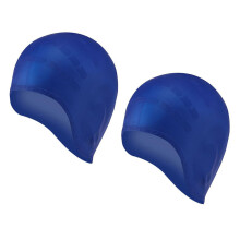 Unisex-Badekappe für kurzes und langes Haar, Silikon-Badekappen bedecken die Ohren, Schwimmhüte für Damen, Herren, Kinder und Erwachsene