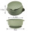Lot de 2 bols pour enfants, vert militaire 2