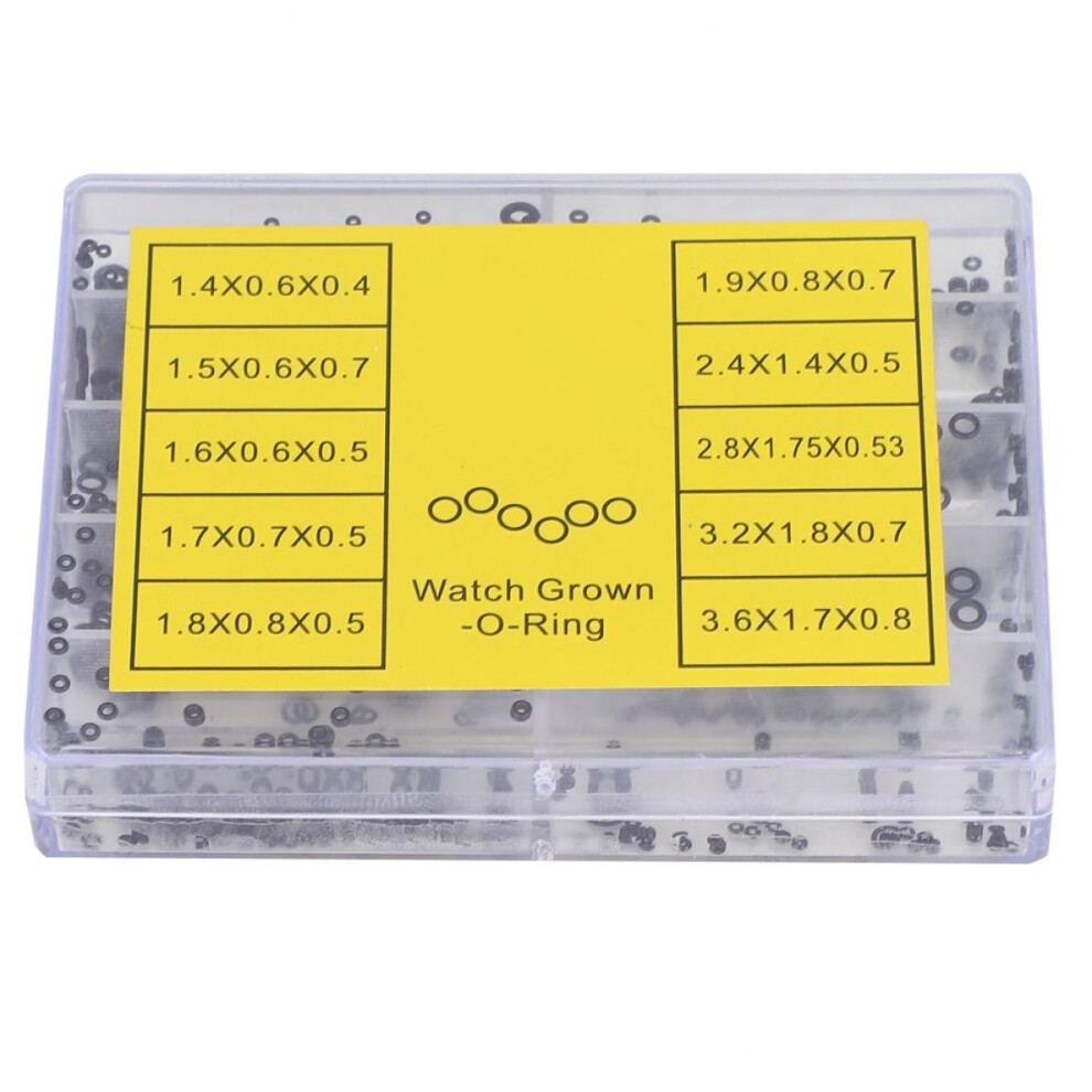 500Pcs Watch Head Waterproof Ring Watch Crown O Ring Waterproof Seals Watch Repair Tools 3545974791570