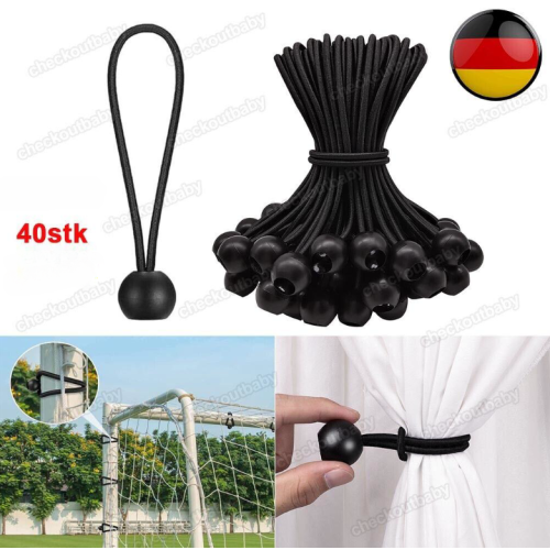 Κορδόνι Bungee Ball, Επαναχρησιμοποιήσιμο ελαστικό κούμπωμα σχοινιού για ασ