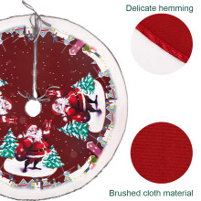 Christmas tree bottom decoration supplies 70 cm cute pattern Christmas tree skirt