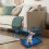 Blue 20in Dog Metal Training Cage with one door 5