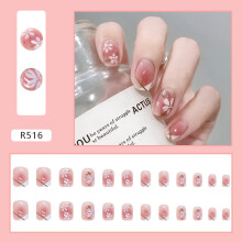 Press on Nails European Fake Nails Press on Nails UV Seal Glossy Full Coverage Fit Nails Artificial False Nails Nails for Women