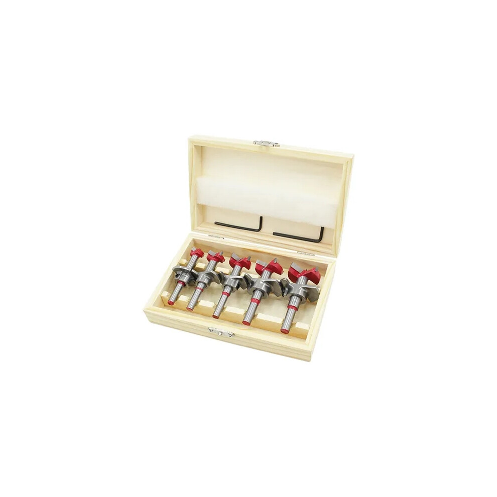 Professional Forstner Bit Set, Adjustable Positioning Drill, Cemented Carbide Woodworking Holes Opener Forstner Bits Set With Depth Stoper, 3545974793024