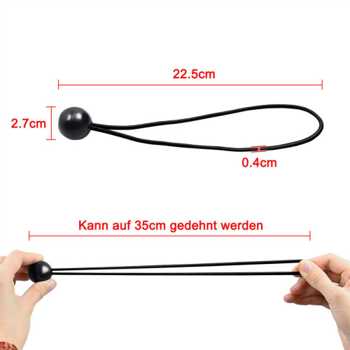 Κορδόνι Bungee Ball, Επαναχρησιμοποιήσιμο ελαστικό κούμπωμα σχοινιού για ασ 2