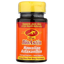 Nutrex Hawaii BioAstin Hawaiian Astaxanthin,12 MG ,25 CAPS (Pack of 2)