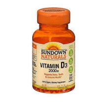 Sundown Naturals Vitamin D,2000 IU ,150 Count (Pack of 6)