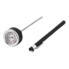 (B) Motorcycle Fuel Tank Cap With Oil Temperature Gauge
