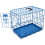 Blue 20in Dog Metal Training Cage with one door 8