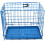 Blue 20in Dog Metal Training Cage with one door 10