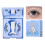 (Style 9) Professional Magnetic Eyelashes Fake False Lashes Set Kit + Applicator 1