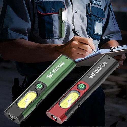 (Green) Led Keychain Flashlight Usb-C Rechargeable 600Lm Portable 1