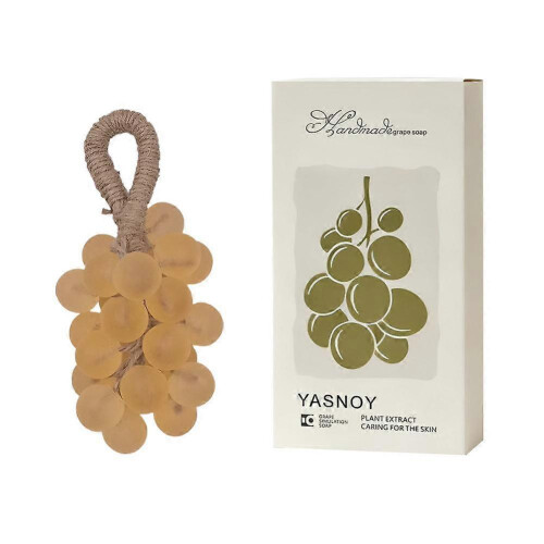 (Yellow) Handmade Soap Handmade Face Cleanser Grape Soap Gentle Hydrating