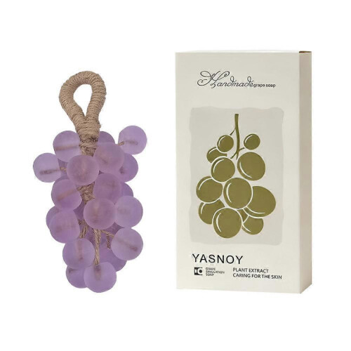 (Purple) Handmade Soap Handmade Face Cleanser Grape Soap Gentle Hydrating
