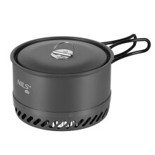 Tourentopf mit Deckel, Aluminium-Kühlkörper, 1000 ml