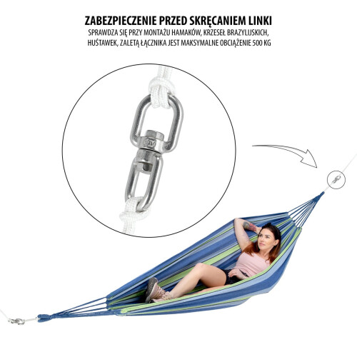 Crochet pivotant pour camping - Durable et léger 2