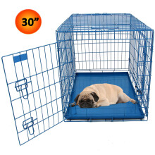 Actiaspet Blue 30in Dog Metal Training Cage