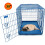 Actiaspet Blue 30in Dog Metal Training Cage 1