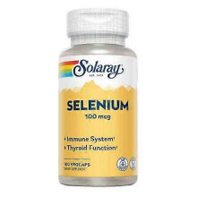Solaray Selenium,100 mcg ,100 Caps (Pack of 1)