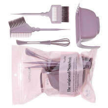 (Brown purple) Ergonomic Hair dyed Applicator Kit Hair dyed Brush Bowl For Smooth Blending And Even Distribution Of Color Formulas  Brown purple