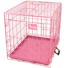 Actiaspet 36In Pink Dog Puppy Metal Training Cage