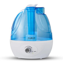Air Humidifier Cool Mist Whisper Quiet 2.4L Tank Adjustable Mist Control for Home Office Baby Room UK