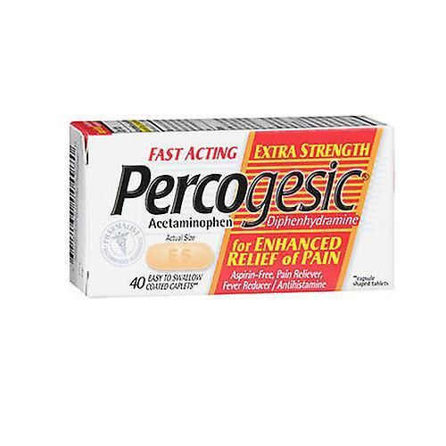 Percogesic  Fast Acting Extra Strength Pain Relief Caplets ,40 caplets