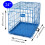 Actiaspet Blue 24in Dog Metal Training Cage 2