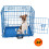 Actiaspet Blue 24in Dog Metal Training Cage 1