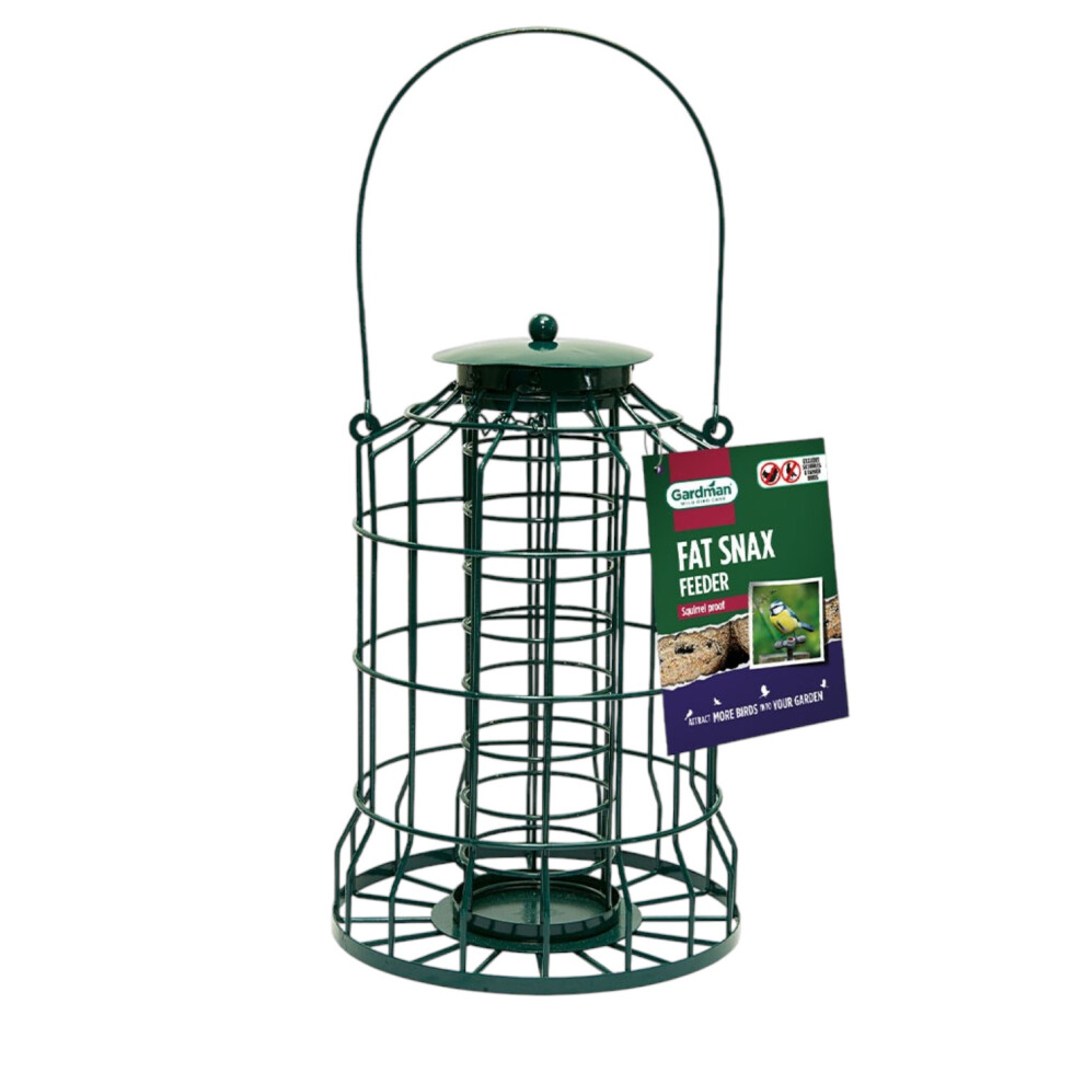 New Gardman Squirrel Proof Suet Fat Ball Bird Feeder