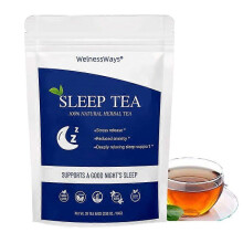 100% Natural Herbal Tea 28-Day Sleep Tea Organic Vegan Tea - Support a Good Night Sleep